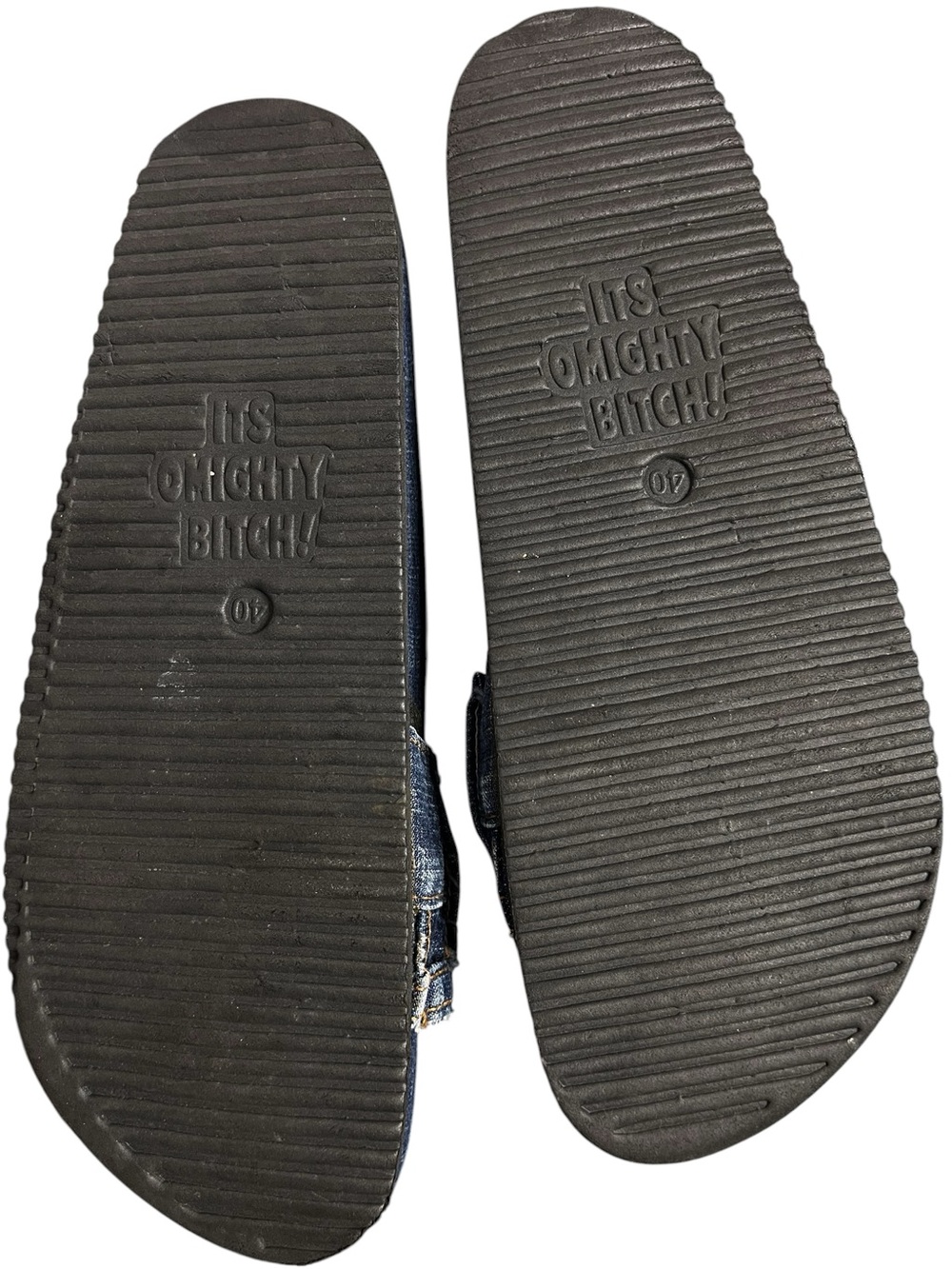 OMIGHTY x Levi's Re-Worked Denim Slides Sandal Size EU 40 - Picture 15 of 16